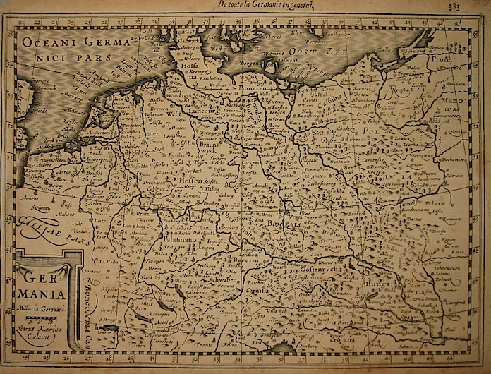 Mercator Gerard - Hondius Jodocus Germania 1630 Amsterdam 